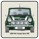 Mini Cooper Sport 2000 (green) Coaster 3